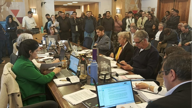 El Concejo Municipal de Bariloche durante la sesión ordinaria del último jueves. 