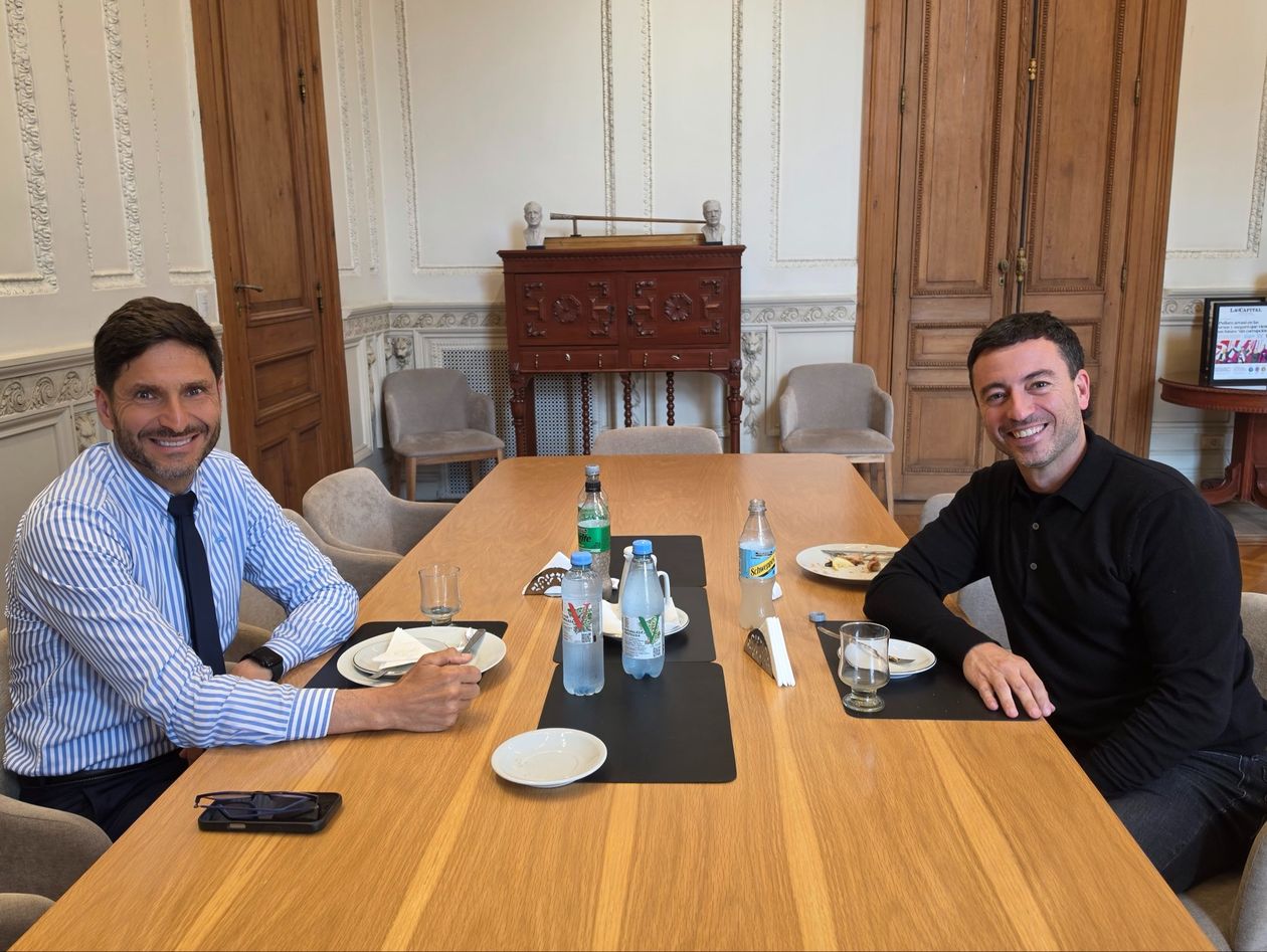 Maximiliano Pullaro y Rodrigo de Loredo almorzaron en la Casa Gris
