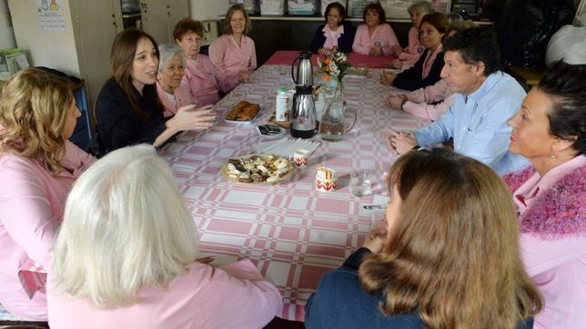 vidal se reunio con las ?damas rosadas? de san isidro