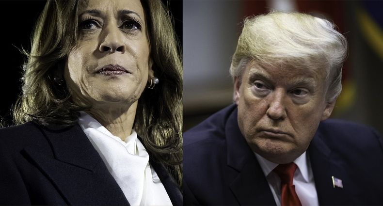 Kamala Harris y Donald Trump.