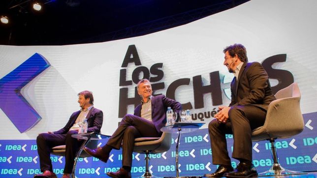 con faltazo de macri y fernandez en duda, arranca el idea de la transicion