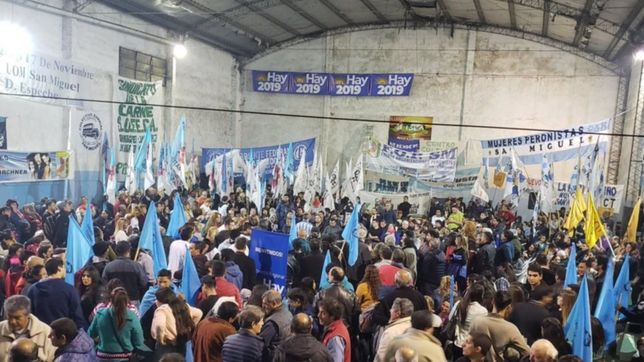 termino a las trompadas un acto de hay 2019 coordinado por mariotto