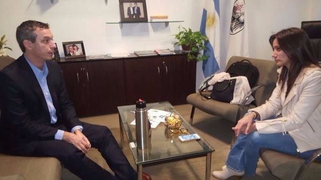 saravia se reunio con malena galmarini