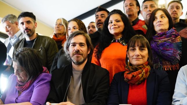 Nicolás Del Caño y Romina del Plá. 