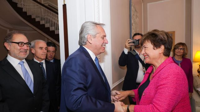 como te doy, te pido: georgieva reclamo reconstruir reservas y bajar la inflacion