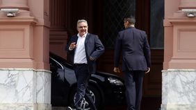 Oscar Jalil (Catamarca) uno de los gobernadores decisivos para que empiece la sesión.&nbsp;