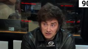 Javier Milei, en entrevista con El Observador. Javier Milei, en entrevista con El Observador.