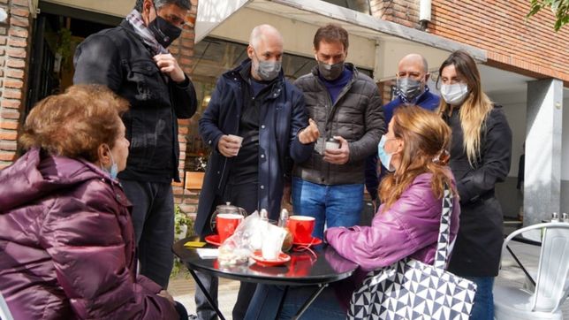 larreta, santilli, macri y la unidad con dolor en vicente lopez