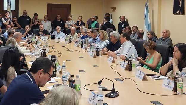 Reunión del Consejo Directivo de CGT. (Sergio Palazzo redes) 