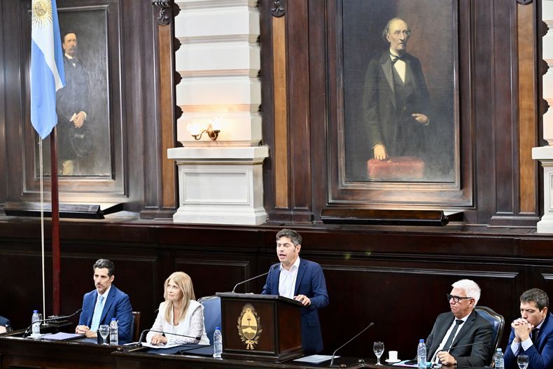 Asamblea Legislativa 2026. Axel Kicillof, gobernador de Buenos Aires.