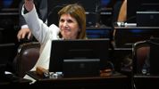 Patricia Bullrich, jefa de La Libertad Avanza en el Senado. Patricia Bullrich, jefa de La Libertad Avanza en el Senado.