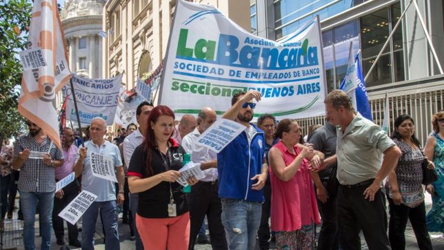 bancarios haran un nuevo paro de 48 horas en rechazo a la oferta paritaria