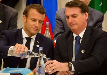 Bolsonaro se rió de la mujer de Macron y la pelea escala al nivel personal