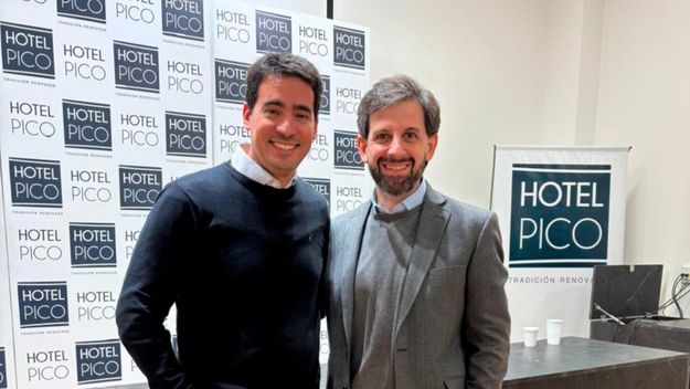 Adrián Ravier, diputado nacional electo por La Pampa, junto a Juan Pablo Patterer, que dio un portazo como apoderado.