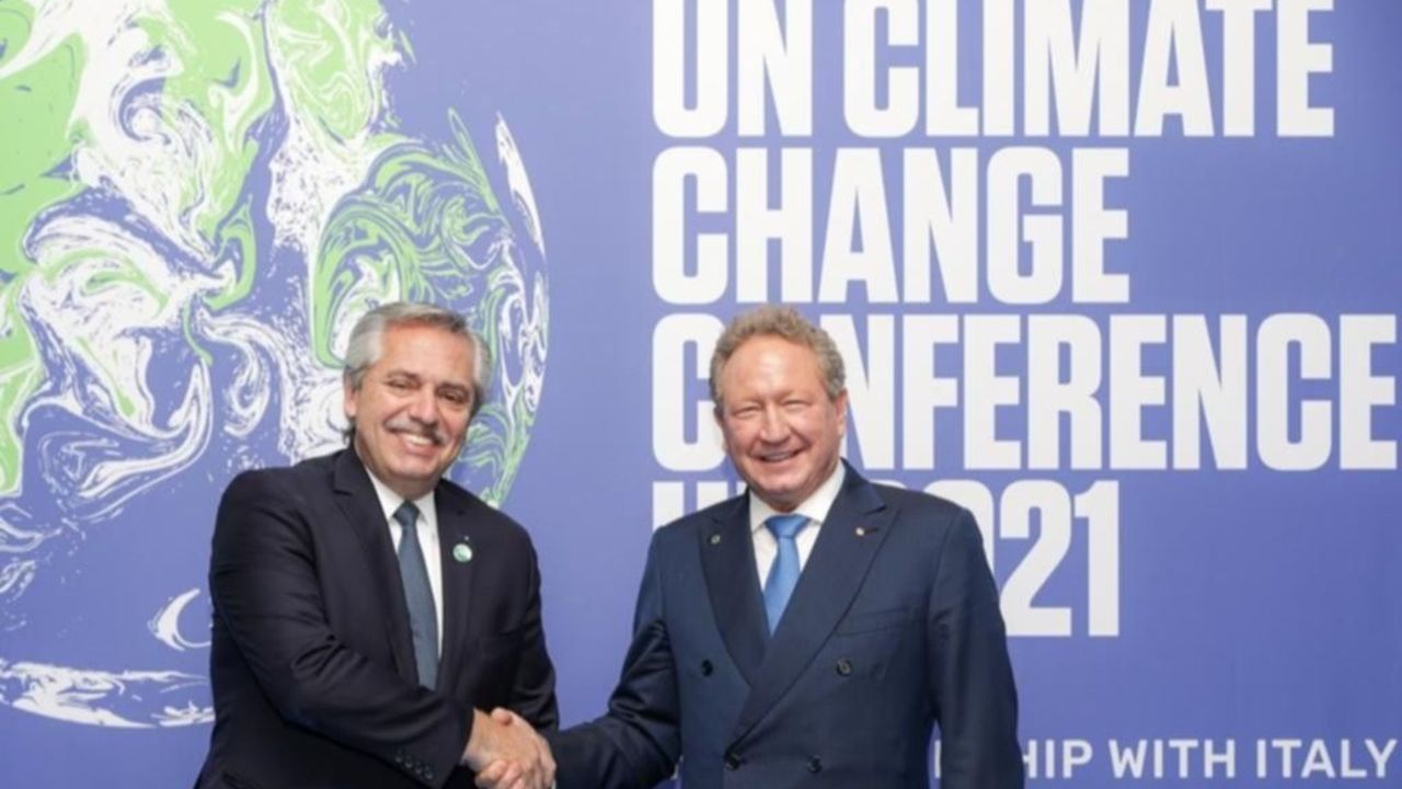 Euforia argentina en Glasgow por una megainversión en energías limpias