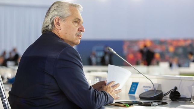 fernandez cito a peron y pidio ?canjear deuda por accion climatica?