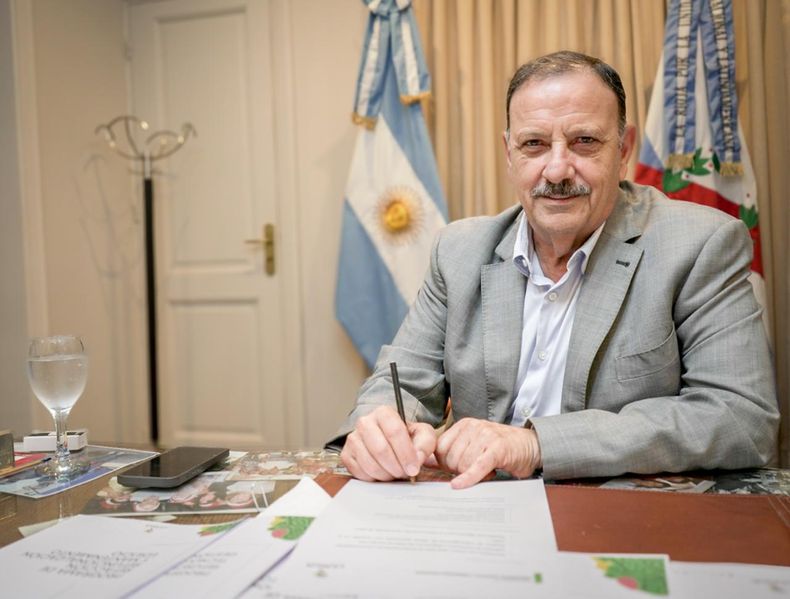 El gobernador de La Rioja, Ricardo Quintela