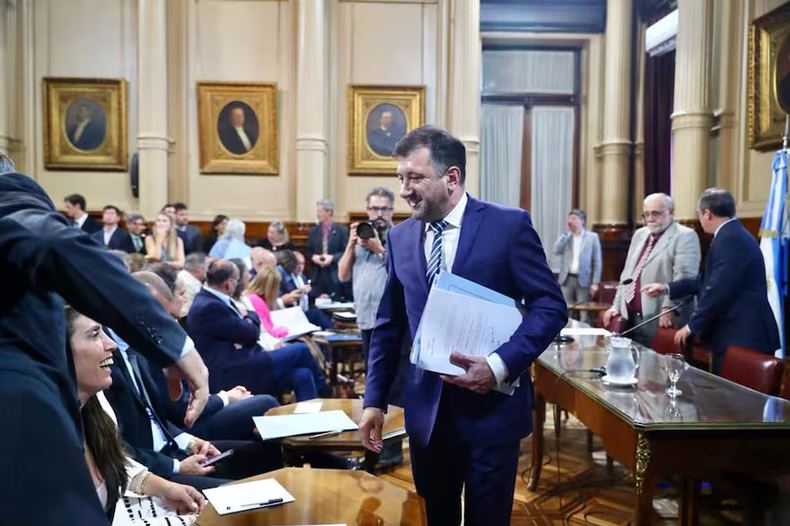 El senador nacional por Entre Ríos Edgardo Kueider