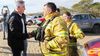 Martín Llaryora buscó apagar varios focos de incendios, en las sierras y en la política.&nbsp;