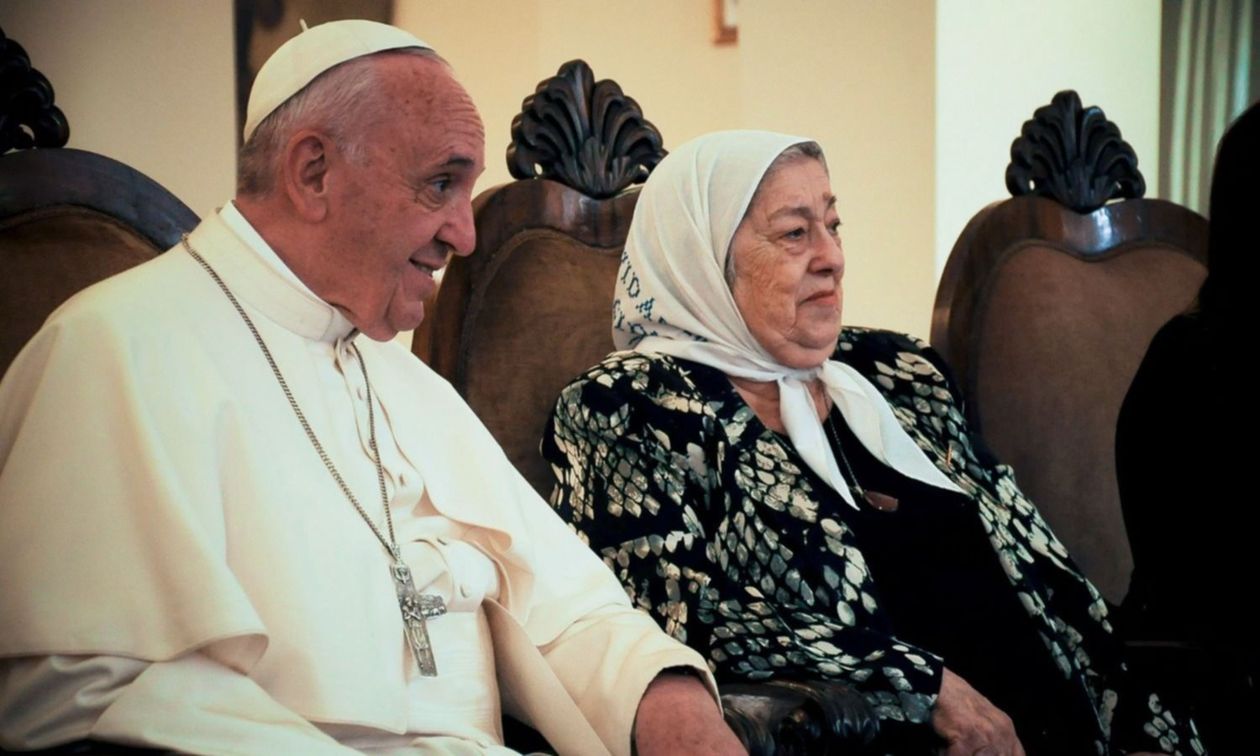 Hebe de Bonafini y el Papa Francisco Papa Francisco Hebe de Bonafini