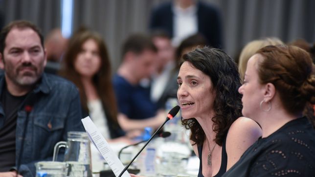 Paula Penacca (UP), durante el debate de los límites al DNU.&nbsp;