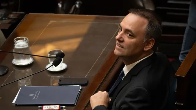 Manuel Adorni, jefe de Gabinete.