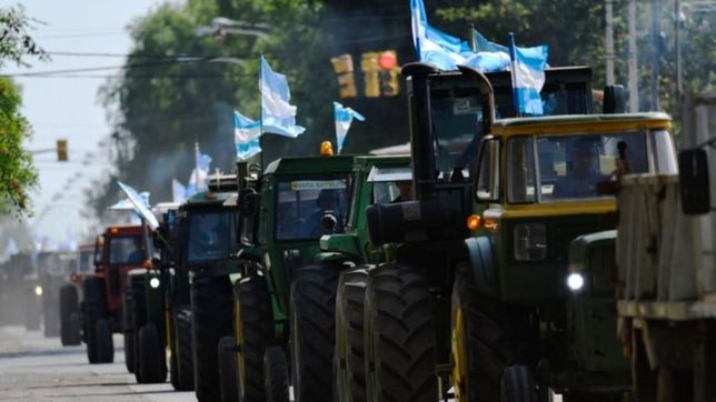 el campo amarillo se pone las botas del reclamo policial y se suma al agite