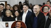 Oscar Montagni (en el círculo), presente en el acto del presidente del Concejo de Villa Gobernador Gálvez (Santa Fe)
