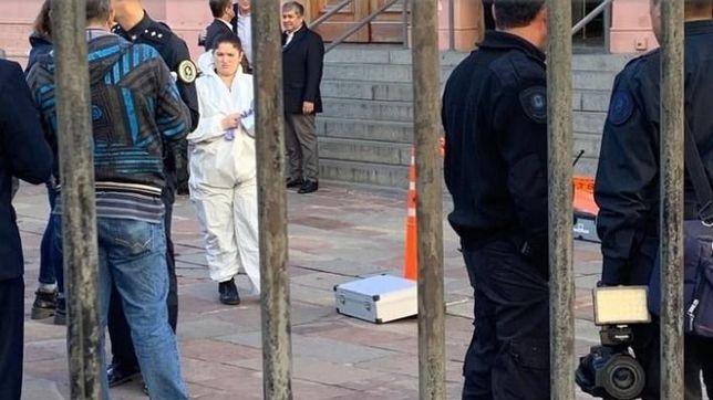 detuvieron a un hombre armado que intento ver al presidente
