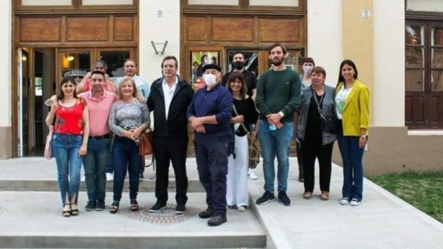 con bauer, mancini prometio impulsar el desarrollo cultural en suipacha