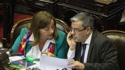 Germán Martínez, jefe del bloque de Unión por la Patria en Diputados