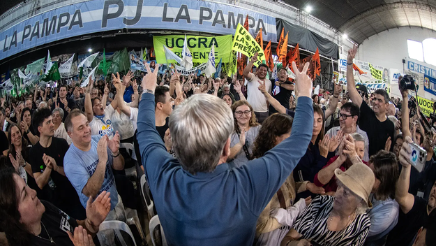 Sergio Ziliotto salió bien parado del acto que organizó para el Día de la Lealtad en la Patagonia. La Pampa es una de las provincias que gobierna el peronismo.
