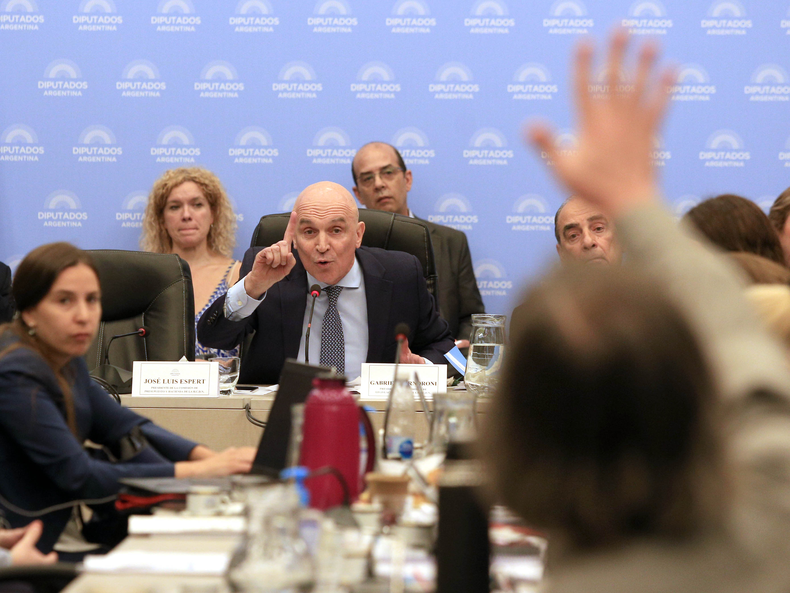 José Luis Espert&nbsp;en la discusión por la&nbsp;Ley ómnibus