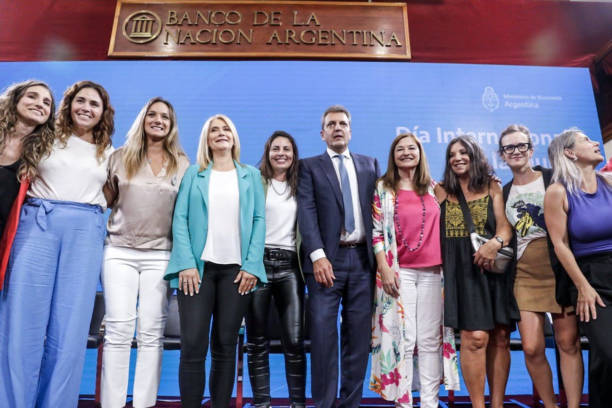 Sergio Massa en la presentación del Índice de Crianza.