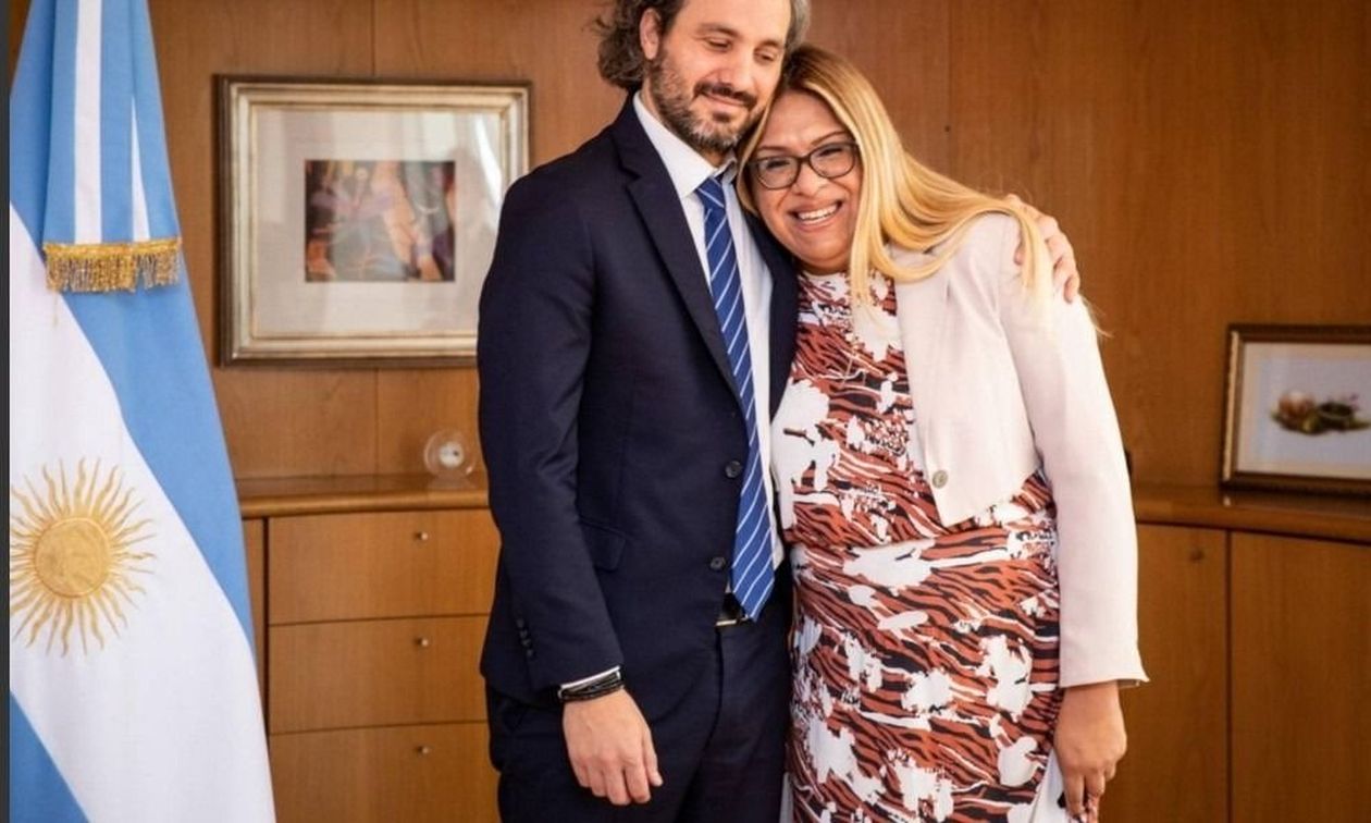 Alba Rueda y Santiago Cafiero Alba Rueda