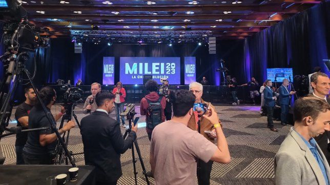 en el bunker de milei reconocen que hay ballotage