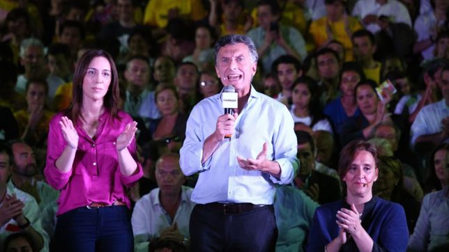 para entrar al ballotage, macri se aferra a vidal en el ultimo tramo de la campana