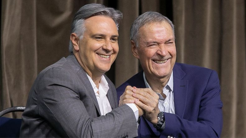 Martín Llaryora y Juan Schiaretti, líderes del cordobesismo.