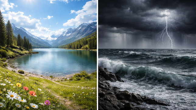 ¿La Argentina de Javier Milei vive la calma que antecede a la tormenta? (Imagen generada con inteligencia artificial).