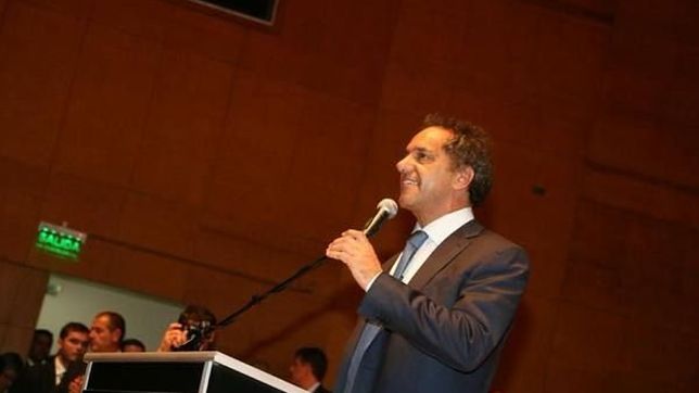 con guinos politicos, scioli llevo su agenda del desarrollo a cuyo