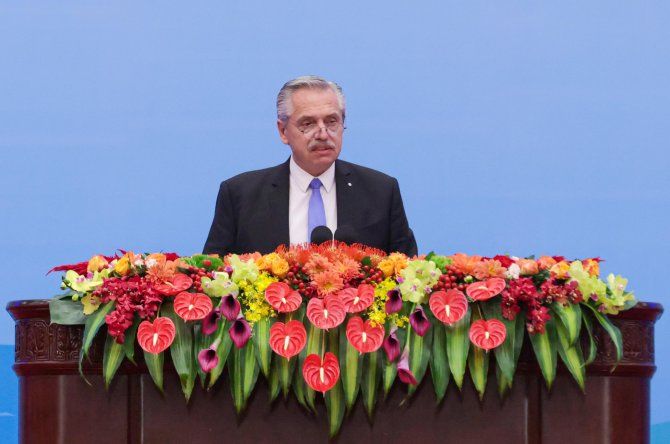 Alberto Fernández en el&nbsp; III Foro de la Franja y la Ruta en Beijing