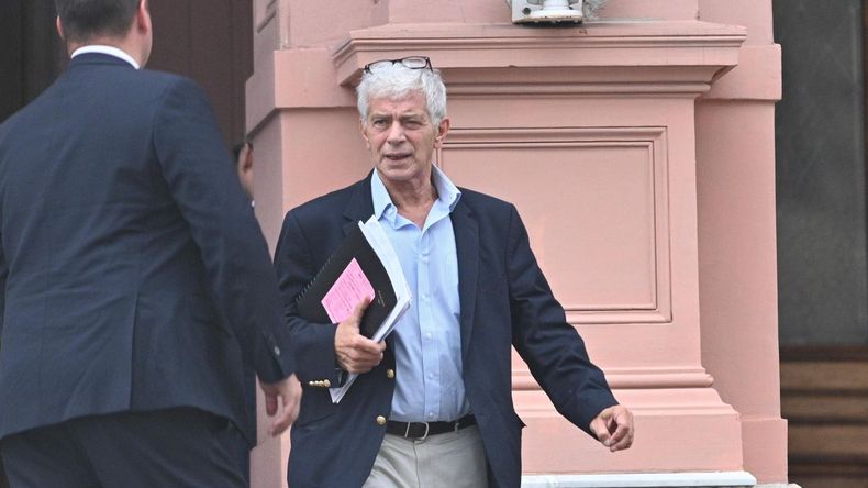 Mariano Cúneo Libarona, en Casa Rosada.