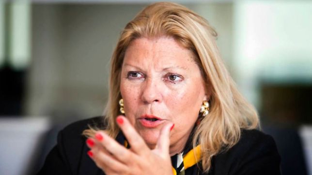 carrio apunto contra bullrich por querer usar las fuerzas armadas en rosario