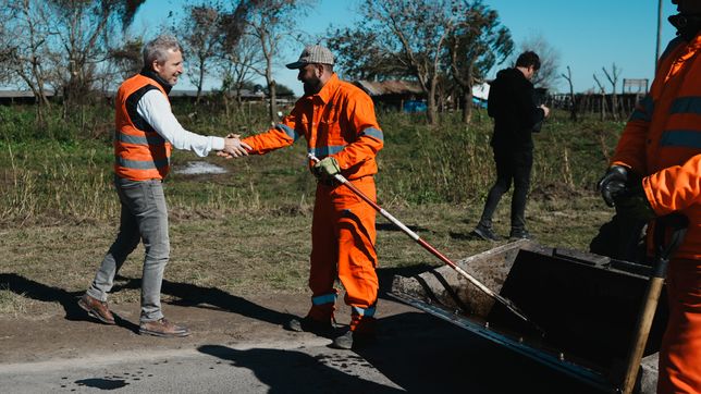 Frigerio reperfila la obra pública que se ejecuta con fondos de la CAFESG.
