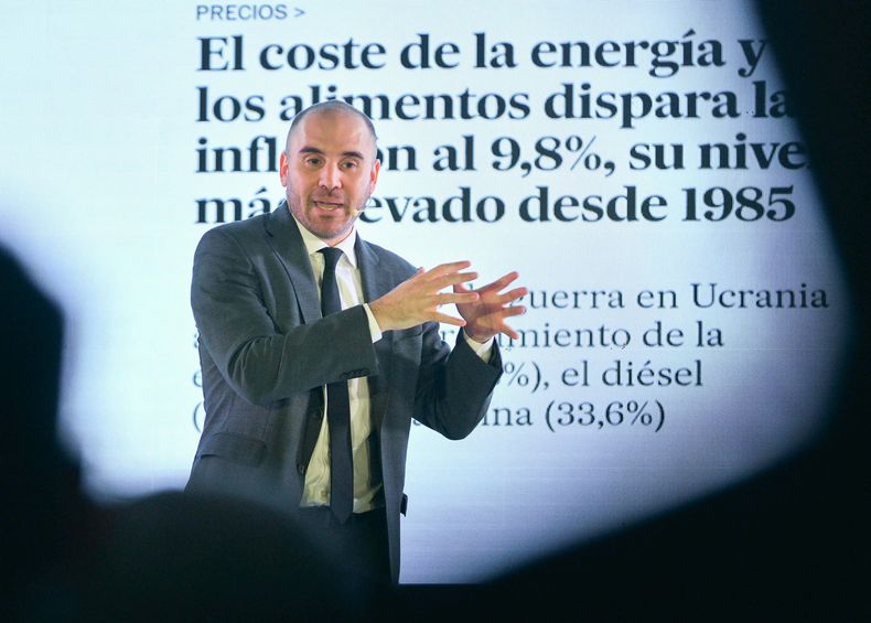 El exministro de Economía Martín Guzmán