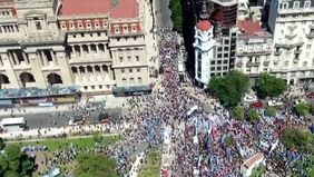 la marcha testimonial de la cgt