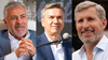 Alfredo Cornejo, Leandro Zdero y Rogelio Frigerio.