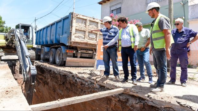 la matanza: espinoza dio inicio al plan hidraulico 20-21