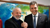 Lula da Silva y Sergio Massa. El Frente Renovador cruzó a Javier Milei por sus ataques al presidente de Brasil.