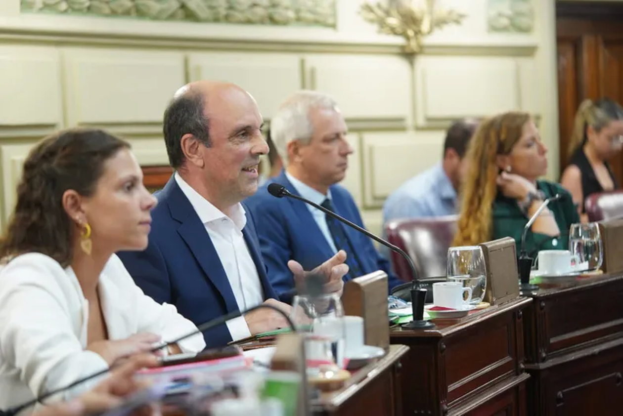 El radical José Corral, vocero del Ejecutivo en la Cámara de Diputados.